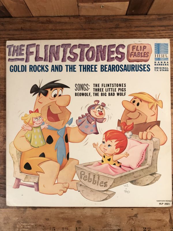 The Flintstones Goldi Rocks And The Three Bearosauruses Lp Record フリントストーン ビンテージ レコード ハンナバーベラ 60年代 Animation Character アニメーション系キャラクター Hanna Barbera ハンナバーベラ 系 Stimpy Vintage Collectible Toys