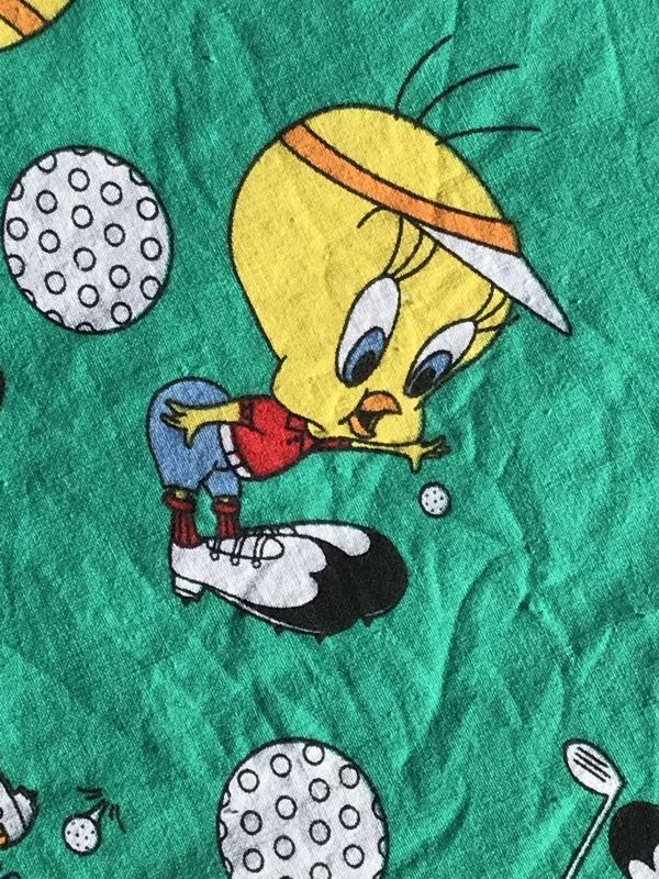 Looney Tunes “Tweety Bird” Cloth トゥイーティー ビンテージ 端切れ 