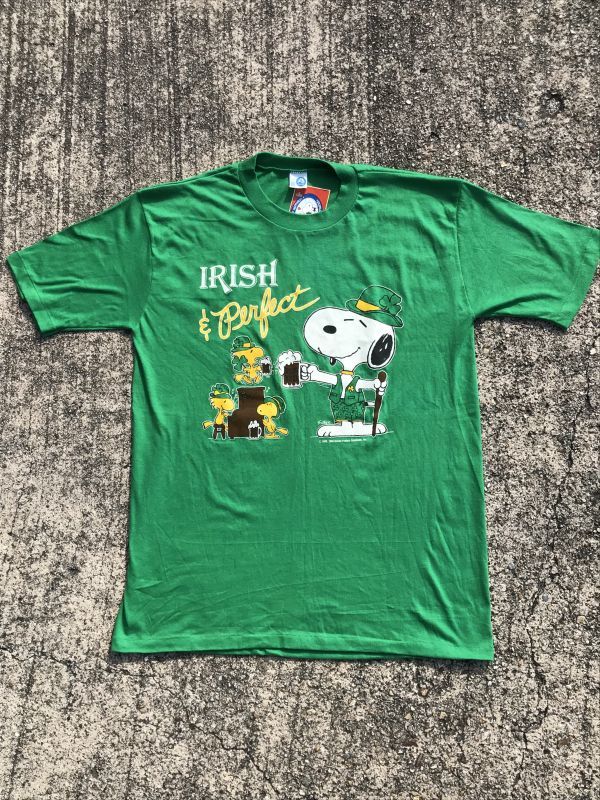 Peanuts Snoopy “Irish & Perfect” T-Shirt スヌーピー ビンテージ T ...