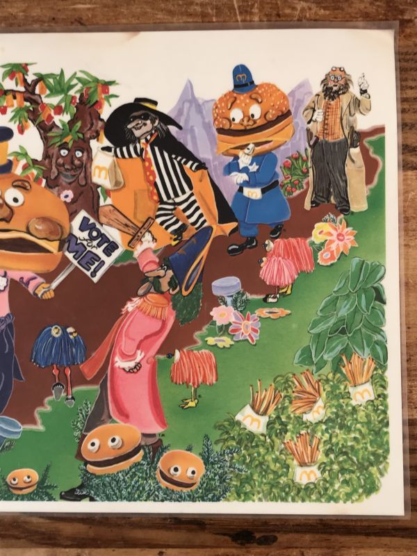 McDonaldland Vinyl Placemat マクドナルド ビンテージ プレースマット