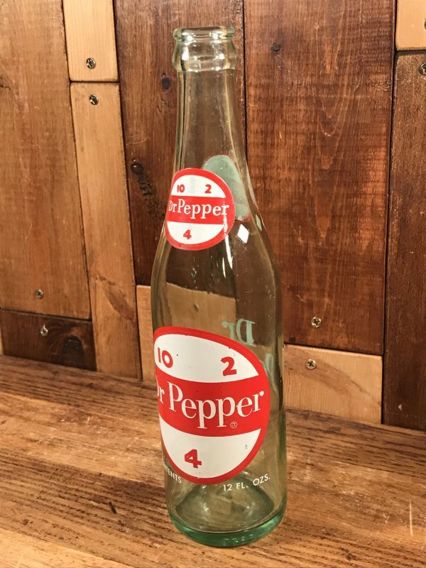 Dr Pepper 12 FL. OZS. Glass Bottle ドクターペッパー ビンテージ ...