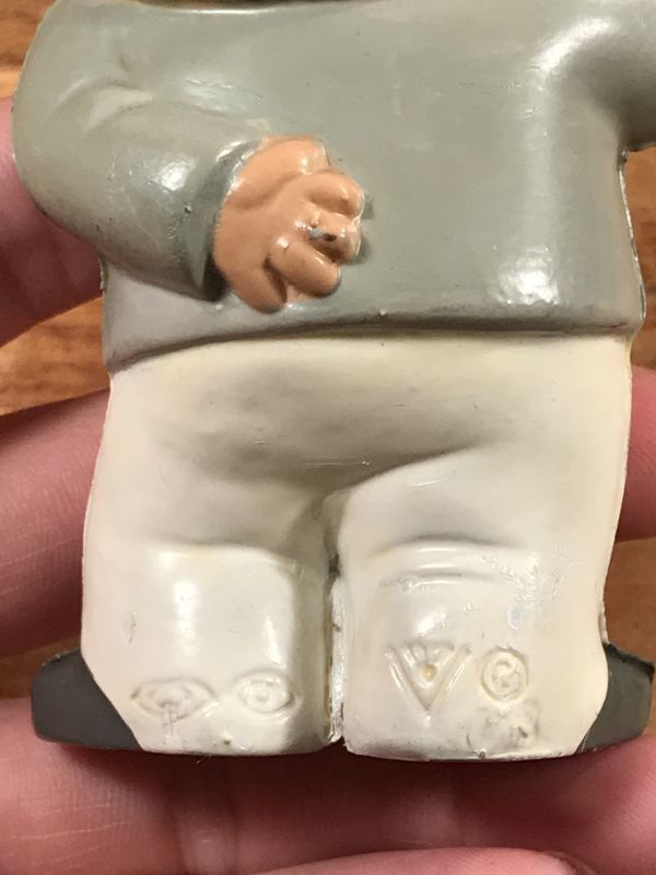 1970 ZDF Mascot Mainzelmannchen Rubber Figurine Germany - Etsy