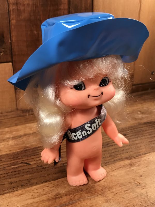 Nice N Soft Girl Vinyl Doll ナイスンソフト ビンテージ フィギュア ソフビドール 70 80年代 Advertising Character 企業系キャラクター Daily Necessities 日用品 系 Stimpy Vintage Collectible Toys スティンピー ビンテージ コレクタブル トイズ