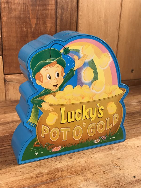 Lucky's Pot O' Gold Coin Bank ラッキーチャームス ビンテージ