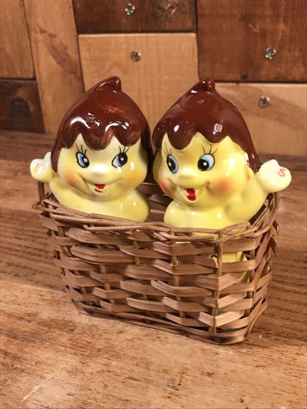 Tasty Freeze Tee Eff Salt Pepper ティー エフ ビンテージ ソルトアンドペッパー 50 60年代 Advertising Character 企業系キャラクター Food 食品 系 Stimpy Vintage Collectible Toys スティンピー ビンテージ コレクタブル トイズ