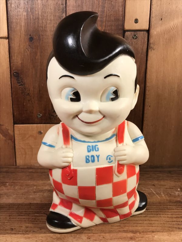 Big Boy Coin Bank Doll ビッグボーイ ビンテージ コインバンクドール 貯金箱フィギュア 50 60年代 Advertising Character 企業系キャラクター Fast Food Restaurant ファーストフード レストラン 系 Stimpy Vintage Collectible Toys スティンピー ビンテージ