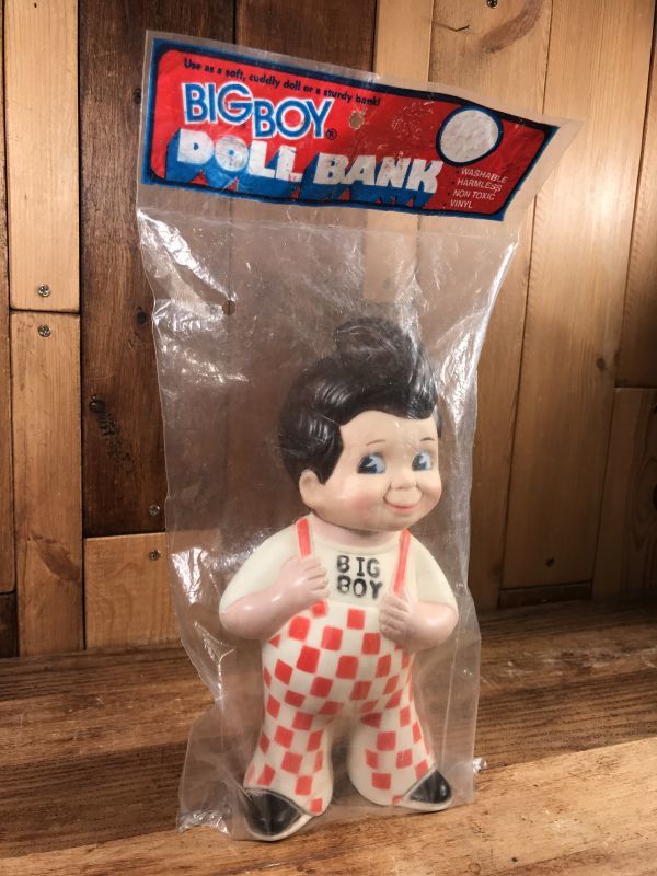 Big Boy Doll Bank with Package ビッグボーイ ビンテージ コイン 