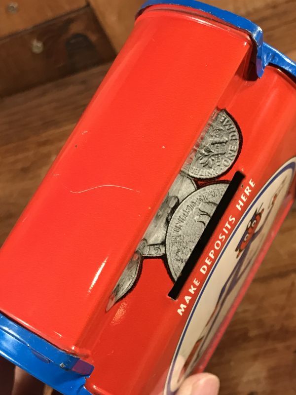 Mr. Zip Tin Mail Box Bank ミスタージップ ビンテージ コインバンク
