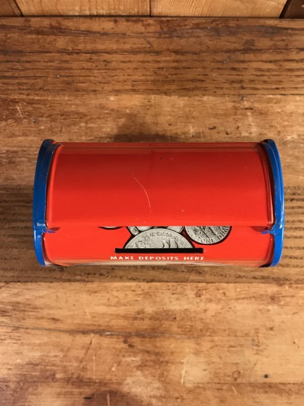 Mr. Zip Tin Mail Box Bank ミスタージップ ビンテージ コイン