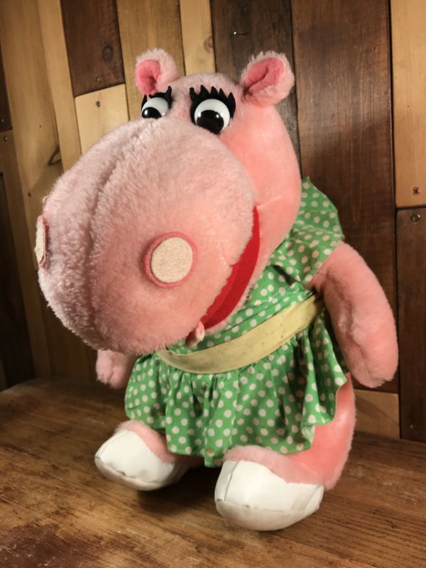 Crest Toothpaste Zoo Animal “Hippo” Plush Doll　クレスト　ビンテージ　プラッシュドール　ぬいぐるみ　 70年代