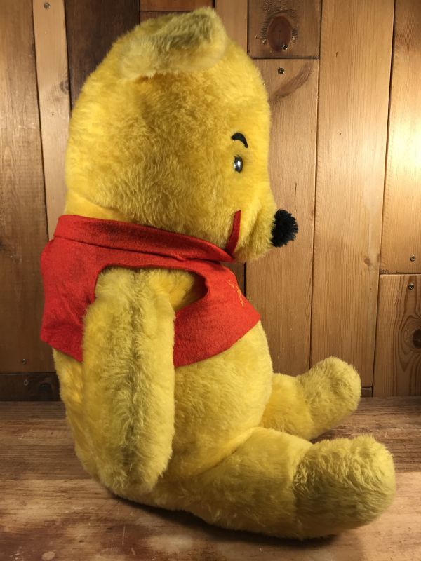 Walt Disney Winnie The Pooh Plush Doll くまのプーさん ビンテージ プラッシュドール ウォルトディズニー 60年代 Animation Character アニメーション系キャラクター Disney ディズニー 系 Stimpy Vintage Collectible Toys スティンピー ビンテージ コレクタブル
