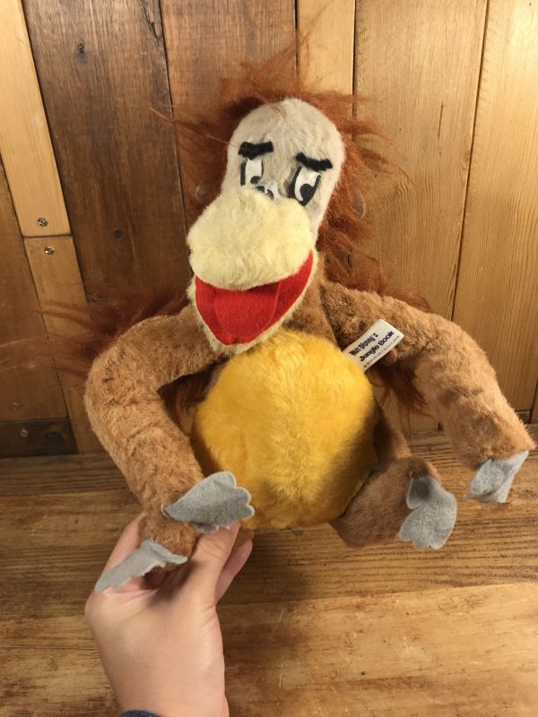 Walt Disney Jungle Book King Louie Plush Doll キングルイ ビンテージ プラッシュドール ジャングルブック 60年代 Animation Character アニメーション系キャラクター Disney ディズニー 系 Stimpy Vintage Collectible Toys スティンピー ビンテージ コレクタブル