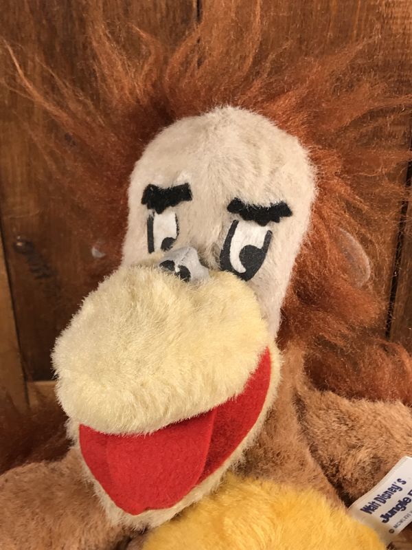 Walt Disney Jungle Book King Louie Plush Doll キングルイ ビンテージ プラッシュドール ジャングルブック 60年代 Animation Character アニメーション系キャラクター Disney ディズニー 系 Stimpy Vintage Collectible Toys スティンピー ビンテージ コレクタブル