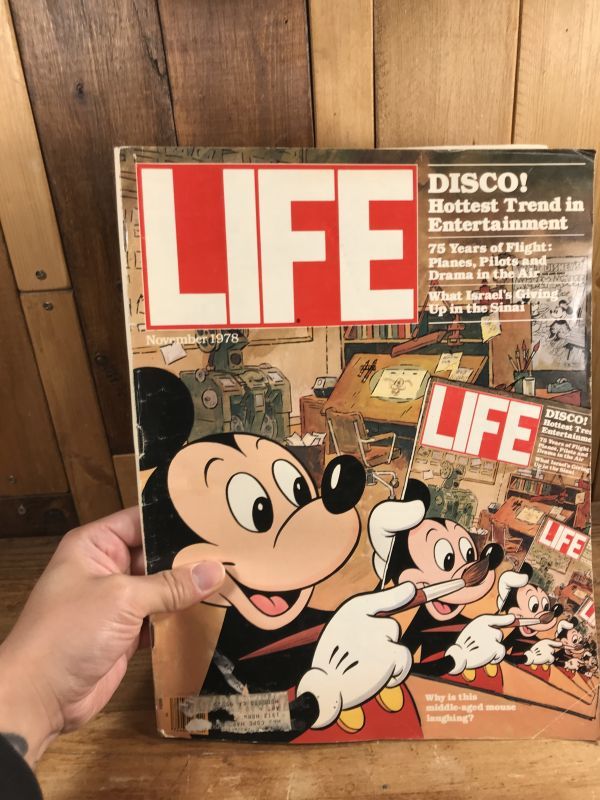 Walt Disney Mickey Mouse Life Magazine ミッキーマウス ビンテージ