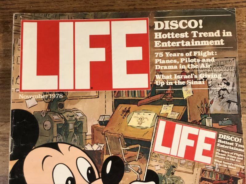 Walt Disney Mickey Mouse Life Magazine ミッキーマウス ビンテージ