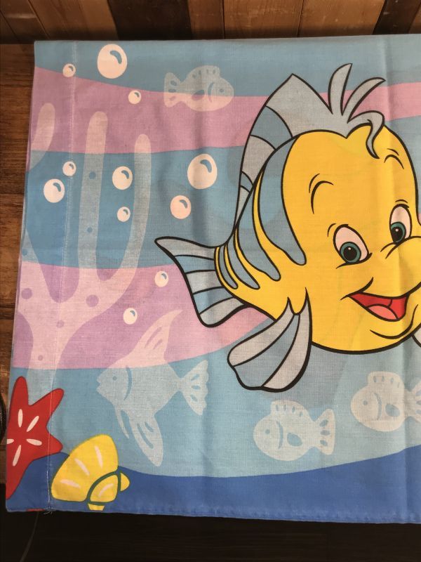 Walt Disney The Little Mermaid Pillowcase リトルマーメイド ビンテージ ピローケース ウォルトディズニー 90年代|Animation Character(アニメーション系キャラクター)-Disney(ディズニー)系|STIMPY(Vintage Collectible Toys)スティンピー(ビンテージ コレクタブル ... USA製ディズニーキャラクター枕カバーヴィンテージ