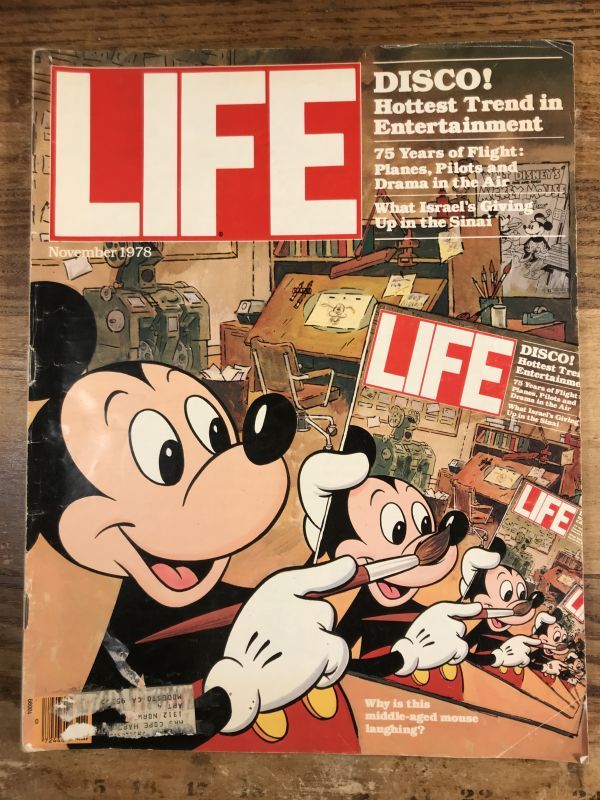 Walt Disney Mickey Mouse Life Magazine ミッキーマウス ビンテージ