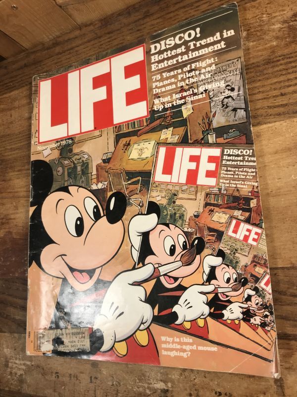 Walt Disney Mickey Mouse Life Magazine ミッキーマウス ビンテージ