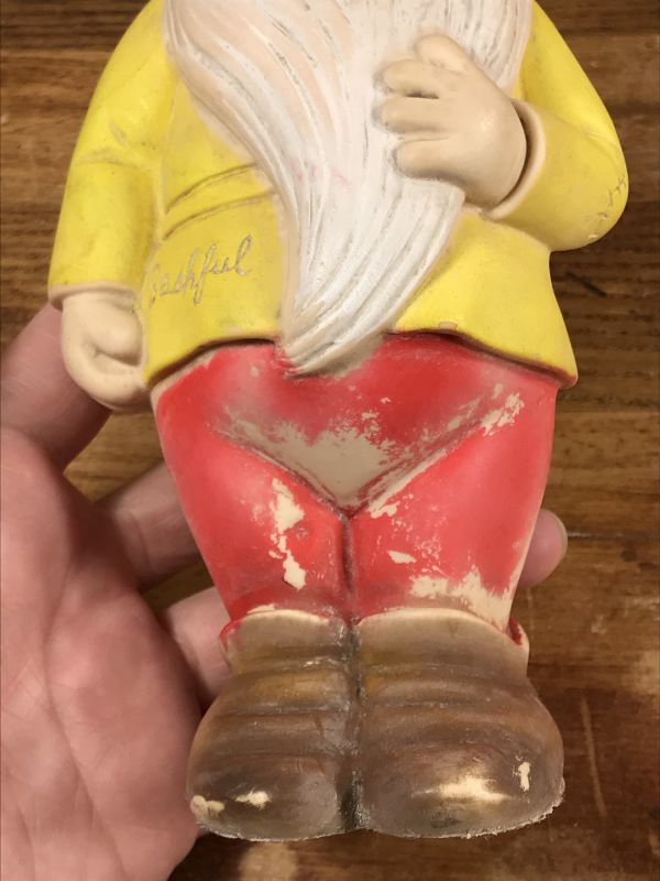 Walt Disney Snow White Bashful Rubber Doll 七人の小人 ビンテージ ラバードール 白雪姫 ウォルトディズニー 50 60年代 Animation Character アニメーション系キャラクター Disney ディズニー 系 Stimpy Vintage Collectible Toys スティンピー ビンテージ