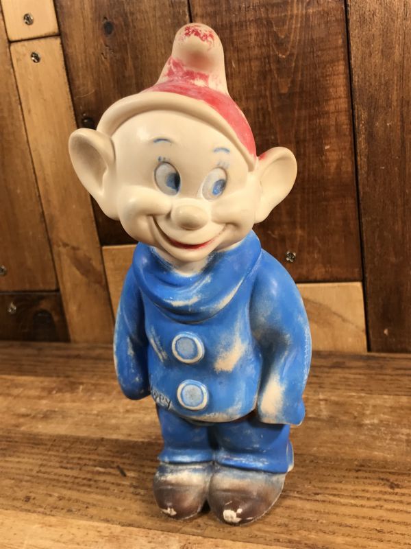 Walt Disney Snow White Dopey Rubber Doll　七人の小人　ビンテージ　ラバードール　白雪姫　ウォルトディズニー　 50~60年代