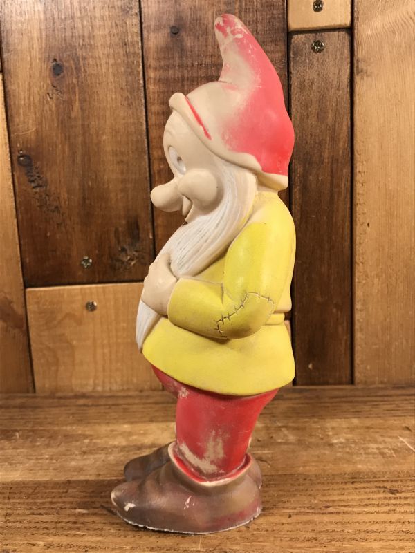 Walt Disney Snow White Bashful Rubber Doll 七人の小人 ビンテージ ラバードール 白雪姫 ウォルトディズニー 50 60年代 Animation Character アニメーション系キャラクター Disney ディズニー 系 Stimpy Vintage Collectible Toys スティンピー ビンテージ