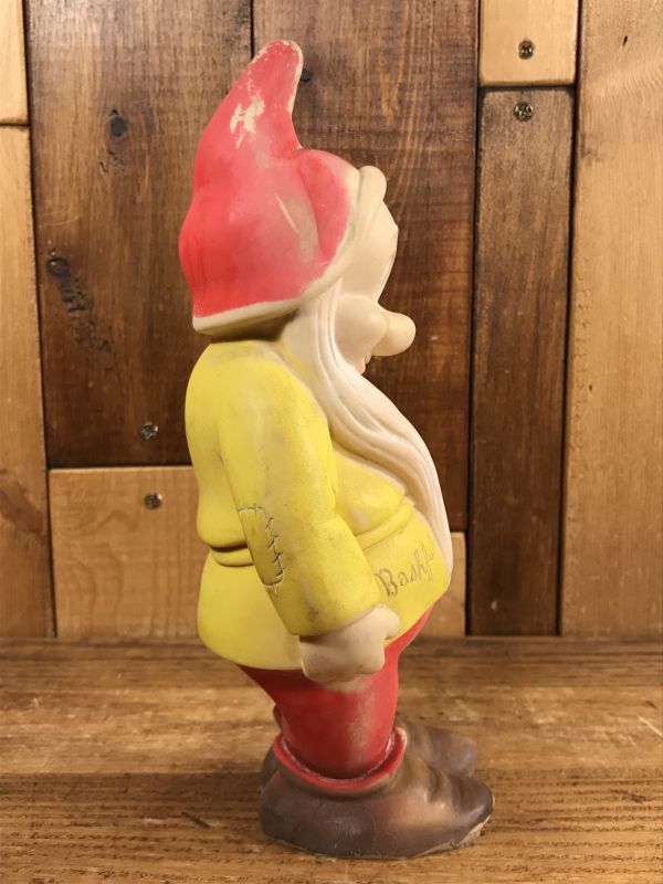 Walt Disney Snow White Bashful Rubber Doll 七人の小人 ビンテージ ラバードール 白雪姫 ウォルトディズニー 50 60年代 Animation Character アニメーション系キャラクター Disney ディズニー 系 Stimpy Vintage Collectible Toys スティンピー ビンテージ