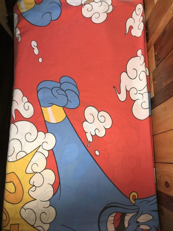 Walt Disney Aladdin Genie Flat Sheet アラジン ビンテージ フラットシーツ ウォルトディズニー 90年代 Animation Character アニメーション系キャラクター Disney ディズニー 系 Stimpy Vintage Collectible Toys スティンピー ビンテージ コレクタブル トイズ