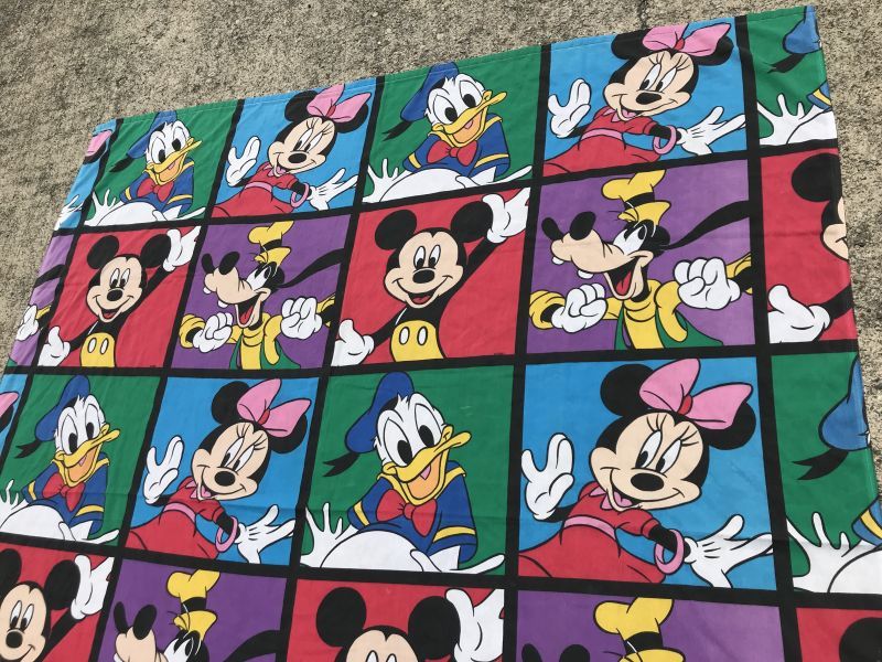 Walt Disney Character Flat Sheet ディズニーキャラクター ビンテージ