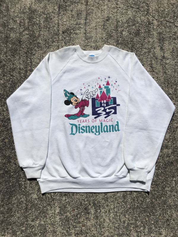 プリント生産国90年代 DISNEY LAND 35 YEARS OF MAGIC プリントTシャツ USA製 メンズM ヴィンテージ /eaa346153