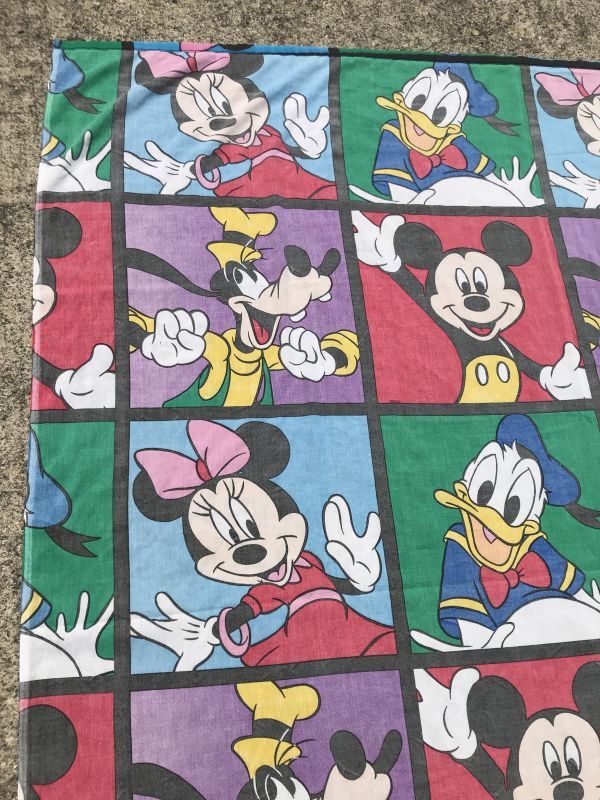 Walt Disney Character Flat Sheet ディズニーキャラクター ビンテージ