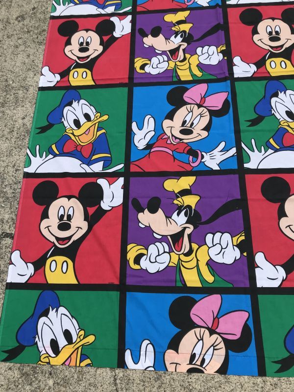 Walt Disney Character Flat Sheet ディズニーキャラクター ビンテージ フラットシーツ ミッキーマウス 90年代 Animation Character アニメーション系キャラクター Disney ディズニー 系 Stimpy Vintage Collectible Toys スティンピー ビンテージ コレクタブル トイズ