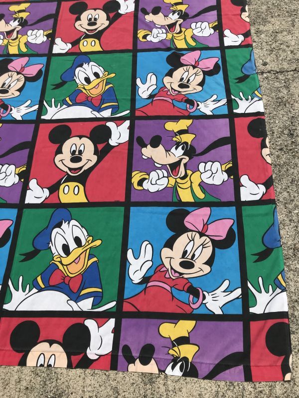 Walt Disney Character Flat Sheet ディズニーキャラクター ビンテージ