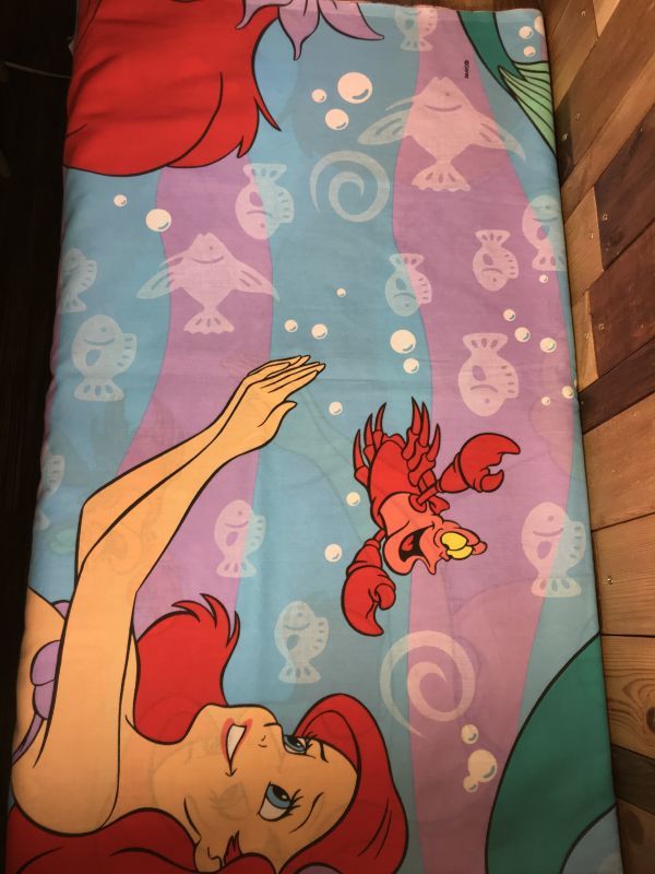 Walt Disney The Little Mermaid Flat Sheet リトルマーメイド