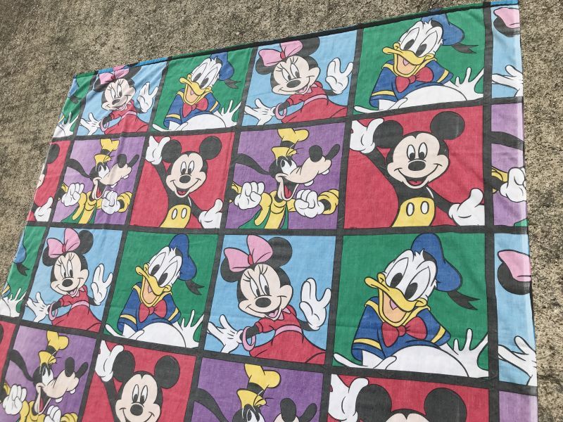 Walt Disney Character Flat Sheet ディズニーキャラクター ビンテージ
