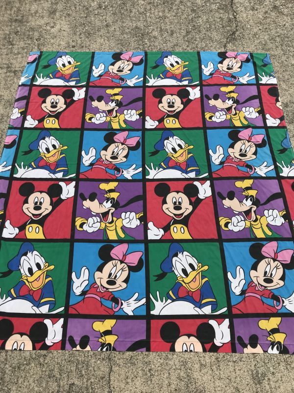 Walt Disney Character Flat Sheet ディズニーキャラクター ビンテージ