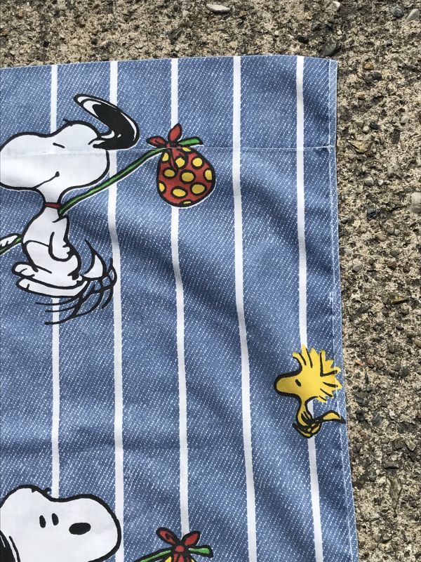Peanuts Snoopy Stripe Flat Sheet スヌーピー ビンテージ フラット 