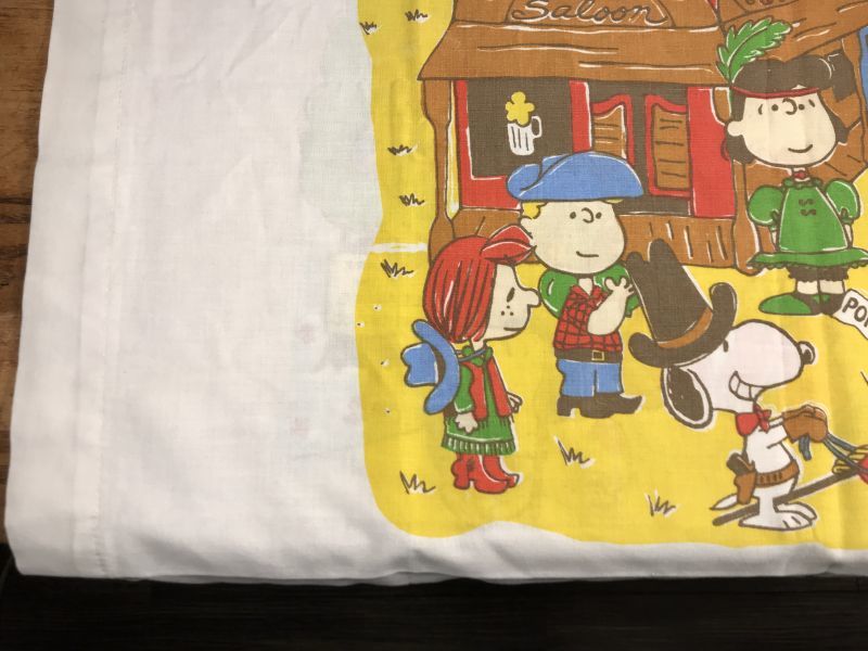 Peanuts Snoopy Story Pillow Case スヌーピー ビンテージ ピロー