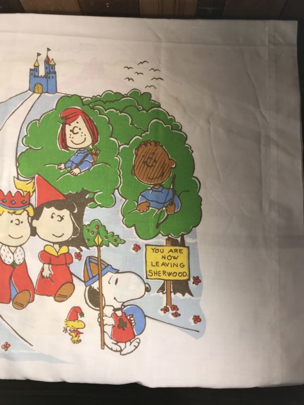 Peanuts Snoopy Story Pillow Case スヌーピー ビンテージ ピローケース 枕カバー 70年代 Animation Character アニメーション系キャラクター Snoopy Peanuts スヌーピー ピーナッツ 系 Stimpy Vintage Collectible Toys スティンピー ビンテージ コレクタブル トイズ