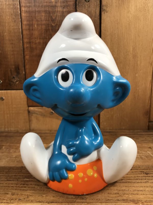 Mattel Smurf Chatter Chums Talking Toy スマーフ ビンテージ トーキングトイ チャッターチャムス 80年代 Animation Character アニメーション系キャラクター Smurf スマーフ 系 Stimpy Vintage Collectible Toys スティンピー ビンテージ コレクタブル トイズ