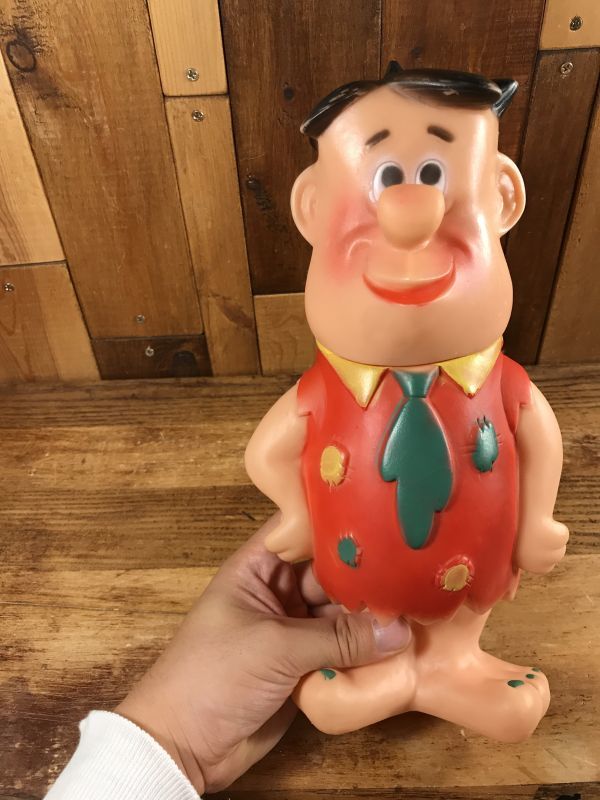 The Flintstones Fred Rubber Figure　フレッド　ビンテージ　ラバードール　フリントストーン　60年代