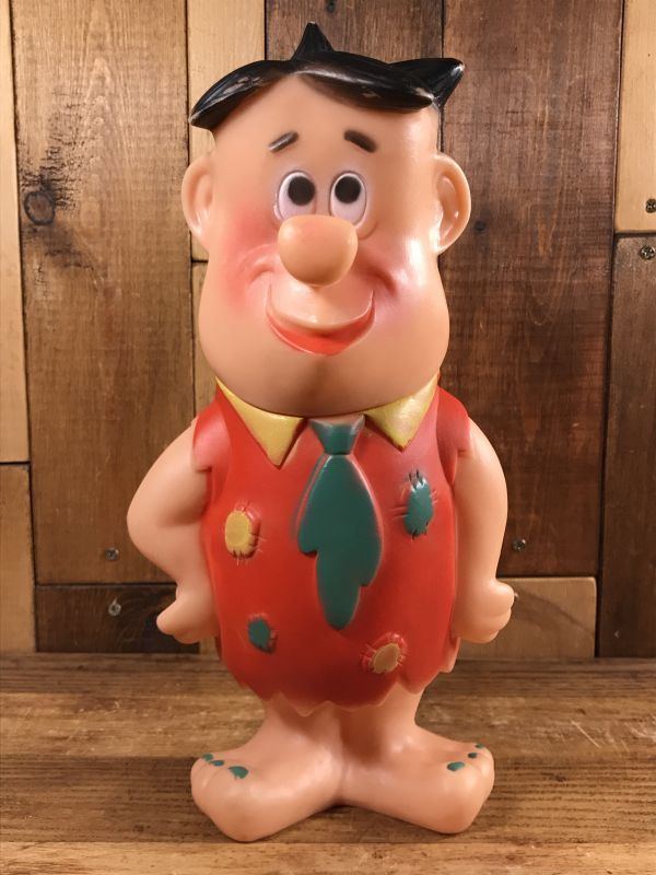 The Flintstones Fred Rubber Figure　フレッド　ビンテージ　ラバードール　フリントストーン　60年代