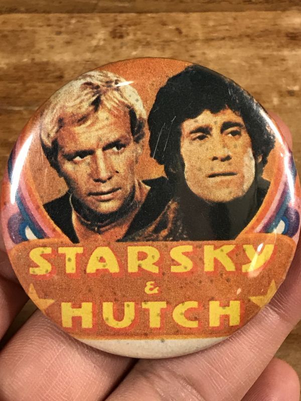Starsky & Hutch Pinback 刑事スタスキー&ハッチ ビンテージ 缶バッジ