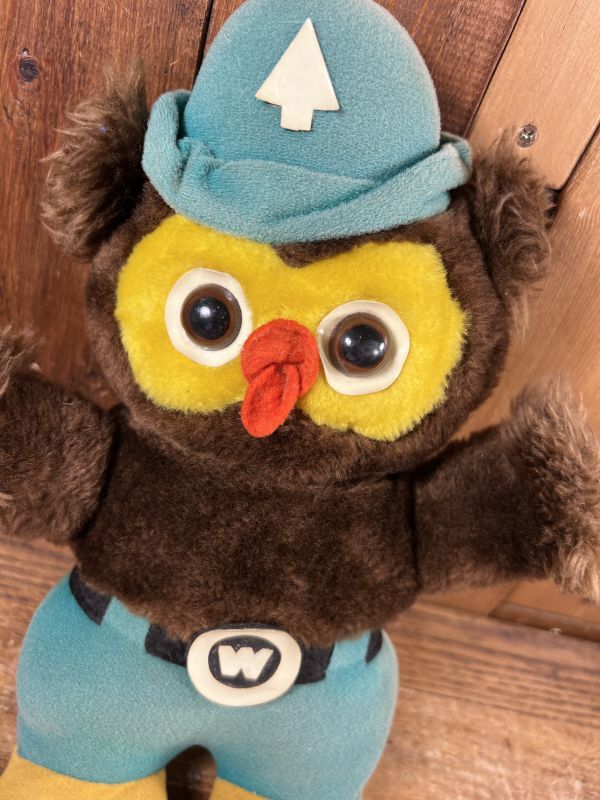 Dakin Woodsy Owl Plush Doll ウッジーオウル ビンテージ ぬいぐるみ ...
