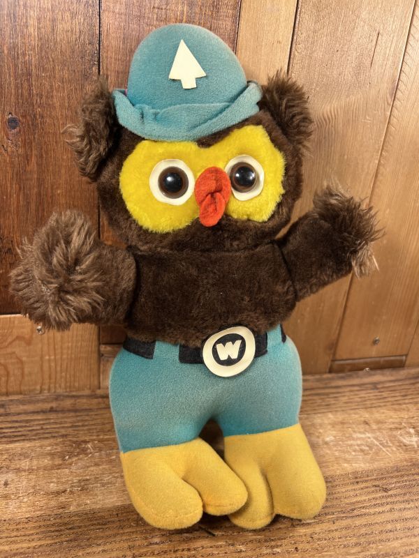 Dakin Woodsy Owl Plush Doll ウッジーオウル ビンテージ ぬいぐるみ ...