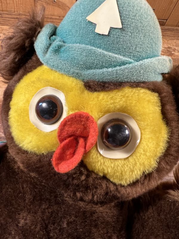 Dakin Woodsy Owl Plush Doll ウッジーオウル ビンテージ ぬいぐるみ ...