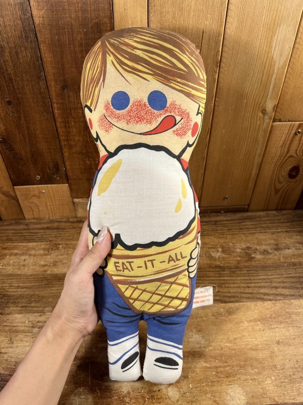素晴らしい品質 Cone Eat-It-All Kids コーンキッズ Doll Pillow Fresh アンティーク雑貨